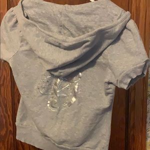 Guess zip up T-shirt